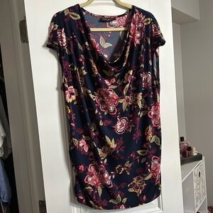 Lane Bryant drape neck blouse